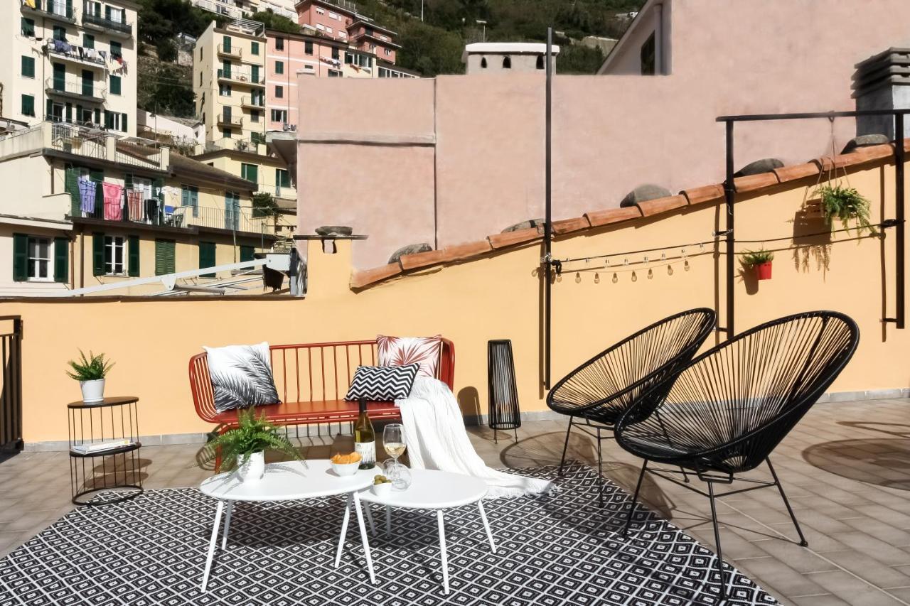 Ca Vivaldi Penthouse 5Terreparco Apartment Riomaggiore Exterior photo